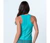 Lucky In Love High Neck Action Tank W/ Bra (Aquamarine)