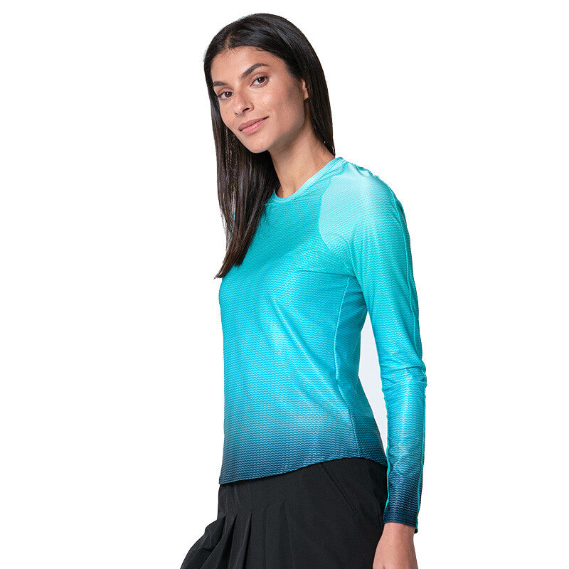 Lucky In Love In It To Win Long Sleeve (Aquamarine)
