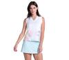 Lucky In Love Breeze Club V-Neck Tank (W) (White)