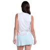 Lucky In Love Breeze Club V-Neck Tank (W) (White)