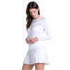 Lucky In Love Riviera Club Long Sleeve (W) (White) Lucky In Love