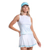 Lucky In Love Rising Tides Muscle Tank (W) (White)