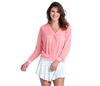 Lucky In Love Summer Haze Long Sleeve Pullover (W) (Orange Frost)