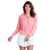 Lucky In Love Summer Haze Long Sleeve Pullover (W) (Orange Frost)