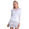 Lucky In Love Weave It To Me Long Sleeve (W) (White)