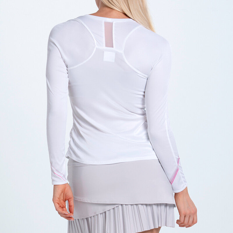 Lucky In Love Weave It To Me Long Sleeve (W) (White)