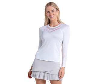 Lucky In Love Weave It To Me Long Sleeve (W) (White)