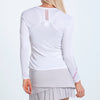 Lucky In Love Weave It To Me Long Sleeve (W) (White)