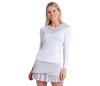 Lucky In Love Weave It To Me Long Sleeve (W) (White)
