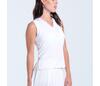 Lucky In Love Weave It To Me V-Neck Tank (W) (White)