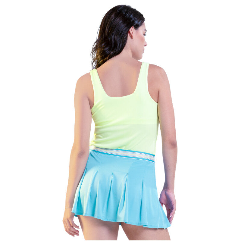 Lucky In Love Squared Up Tank (W) (Lemon Frost)