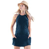 Lucky In Love Rib Breezy Tank (W) (Midnight)