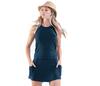 Lucky In Love Rib Breezy Tank (W) (Midnight)