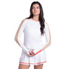 Lucky In Love Double Play Long Sleeve (W) (White) Lucky In Love