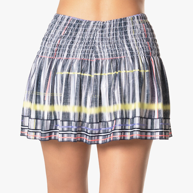 Lucky In Love Long Electrique Smocked Skirt (Midnight)