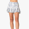 Lucky In Love Electric Toile Skirt (White)
