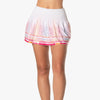 Lucky In Love Long Classic Stripe Smocked Skirt (Pink)