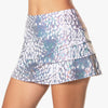 Lucky In Love Oil Slick Scallop Skirt (Multi)