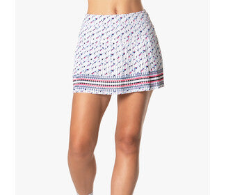 Lucky In Love Long Cool Vibes Smocked Skirt (Multi)