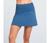 Lucky In Love Long Baseline Skirt (Steel Blue)