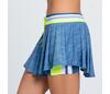 Lucky In Love High Waist Ace Of Steel Skirt (Steel Blue)