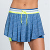 Lucky In Love High Waist Ace Of Steel Skirt (Steel Blue)