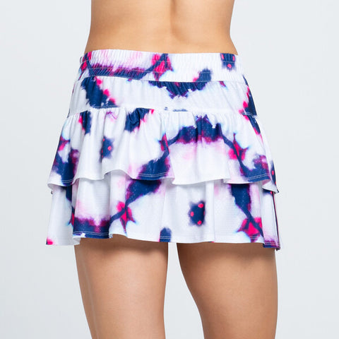 Lucky In Love High Waist Berry Burst Skirt (Blueberry)