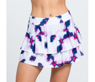 Lucky In Love High Waist Berry Burst Skirt (Blueberry)