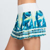 Lucky In Love Caribbean Vibes Pleated Skirt (Caribbean Blue)