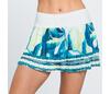 Lucky In Love Caribbean Vibes Pleated Skirt (Caribbean Blue)