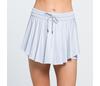 Lucky In Love High Waist All That Shimmers Skirt (Grey)