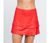 Lucky In Love Long All That Shimmers Scallop Skirt (Crimson)