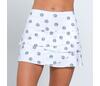 Lucky In Love Long Paddle Strike Scallop Skirt (White)