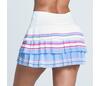 Lucky In Love Tournament Pleated Skirt 14" (White)