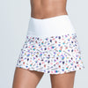 Lucky In Love Pickleball Medley Scallop Skirt 14" (Multi)