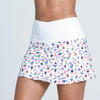 Lucky In Love Pickleball Medley Scallop Skirt 14" (Multi)
