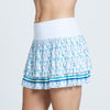 Lucky In Love Martini Gras Pleated Skirt 14" (Multi)