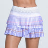 Lucky In Love Lavender Love Scallop Pleated Skirt 13" (Purple)