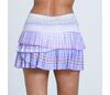 Lucky In Love Lavender Love Scallop Pleated Skirt 13" (Purple)