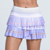 Lucky In Love Lavender Love Scallop Pleated Skirt 13" (Purple)