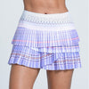 Lucky In Love Lavender Love Scallop Pleated Skirt 13" (Purple)