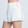 Lucky In Love Revival Pleated Skirt 14" (White)