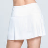 Lucky In Love Revival Pleated Skirt 14" (White)
