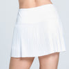 Lucky In Love Revival Pleated Skirt 14" (White)