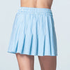 Lucky In Love High Waist Linen Stripe Skirt 13.5" (Periwinkle)