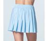 Lucky In Love High Waist Linen Stripe Skirt 13.5" (Periwinkle)