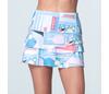 Lucky In Love Linen Vision Scallop Skirt 14" (Periwinkle)
