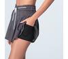 Lucky In Love High Waist Pinstripe Skirt 13.5" (Black)