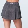 Lucky In Love High Waist Pinstripe Skirt 13.5" (Black)