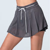 Lucky In Love High Waist Pinstripe Skirt 13.5" (Black)